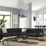 ÄPPLARYD Ecksofa 4-sitzig, Gunnared schwarz/grau