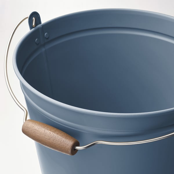 ÅKERBÄR Eimer/Übertopf, drinnen/draußen dunkelblau, 10 l