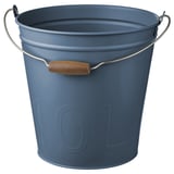 ÅKERBÄR Eimer/Übertopf, drinnen/draußen dunkelblau, 10 l