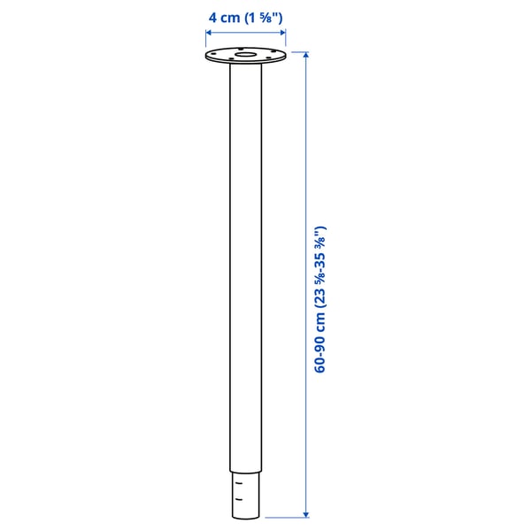 ANFALLARE / OLOV Schreibtisch, Bambus/weiß, 140x65 cm