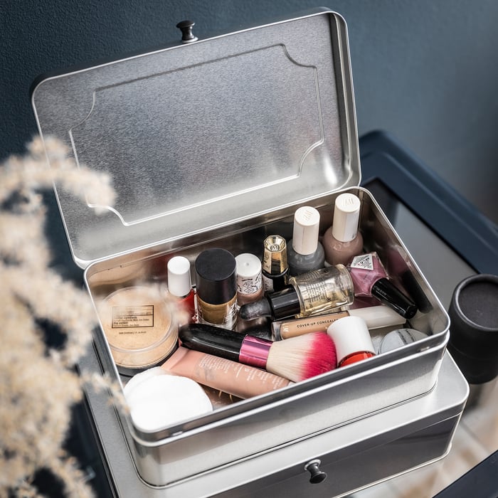 ANILINARE Dose mit Deckel 2er-Satz, Metall - IKEA Schweiz