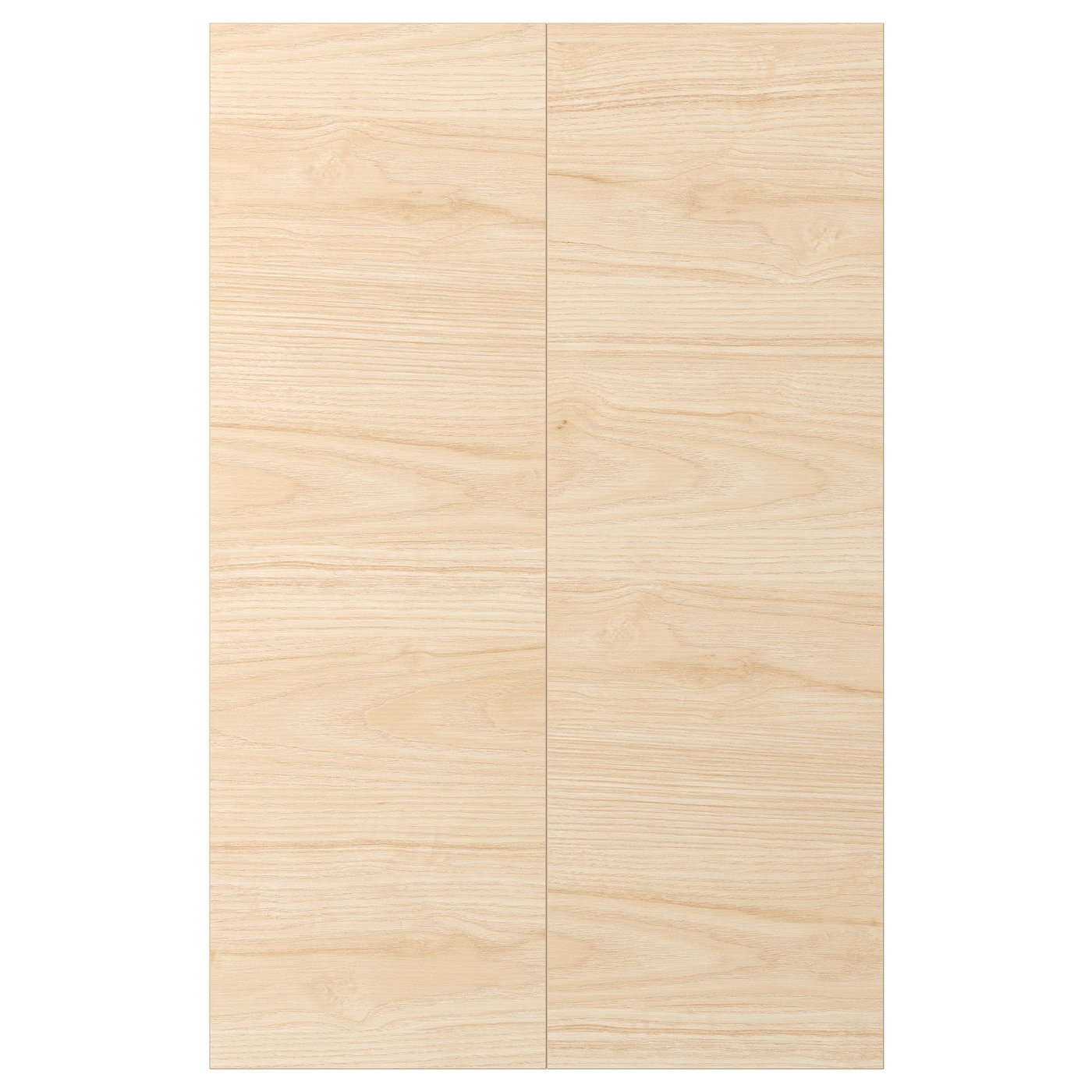 ASKERSUND Tür für Eckunterschrank 2 St. - Eschenachbildung hell 25x80 cm IKEA occasion