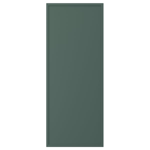 ASPUDDEN Tür, dunkel graugrün, 40x100 cm