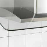 BALANSERAD Dunstabzugshaube f Wandmontage, Edelstahl/Glas, 80 cm