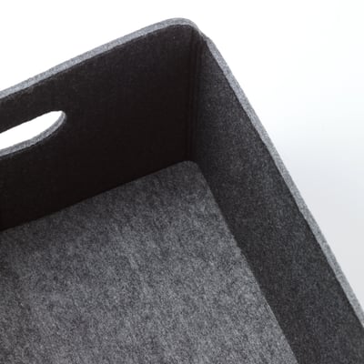 BESTÅ Box, grau, 25x31x15 cm