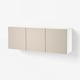 BESTÅ Schrankkombination für Wandmontage, weiß/Lappviken helles Graubeige, 180x42x64 cm
