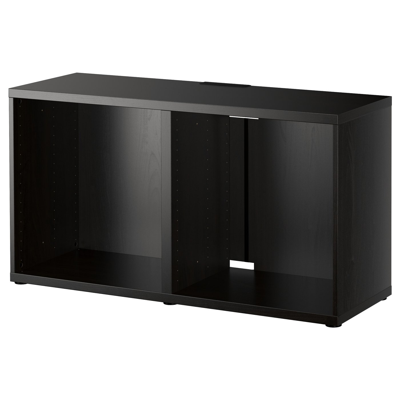 BESTÅ TV-Bank - schwarzbraun 120x40x64 cm