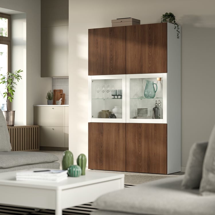 Wunderschone Ikea Besta Vitrine Bilder