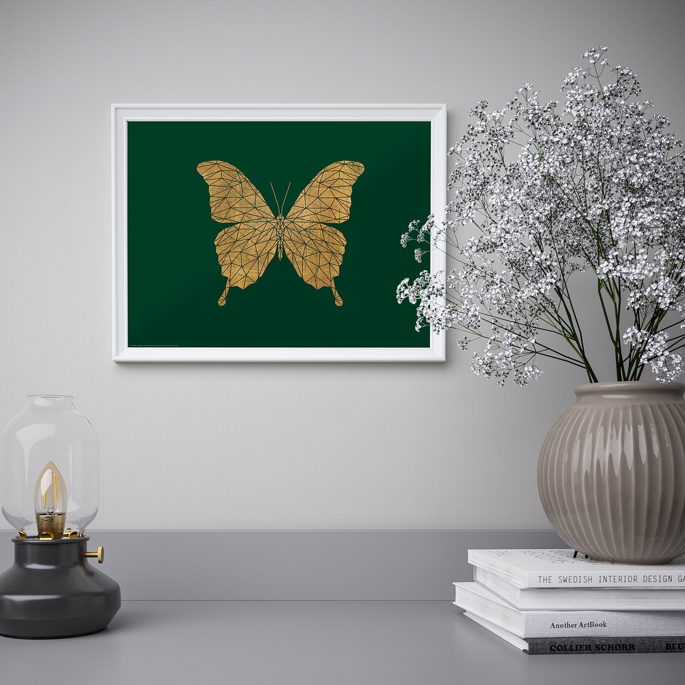 3D Schmetterlinge Wanddeko Set 72 Stück Grün Wandtattoo