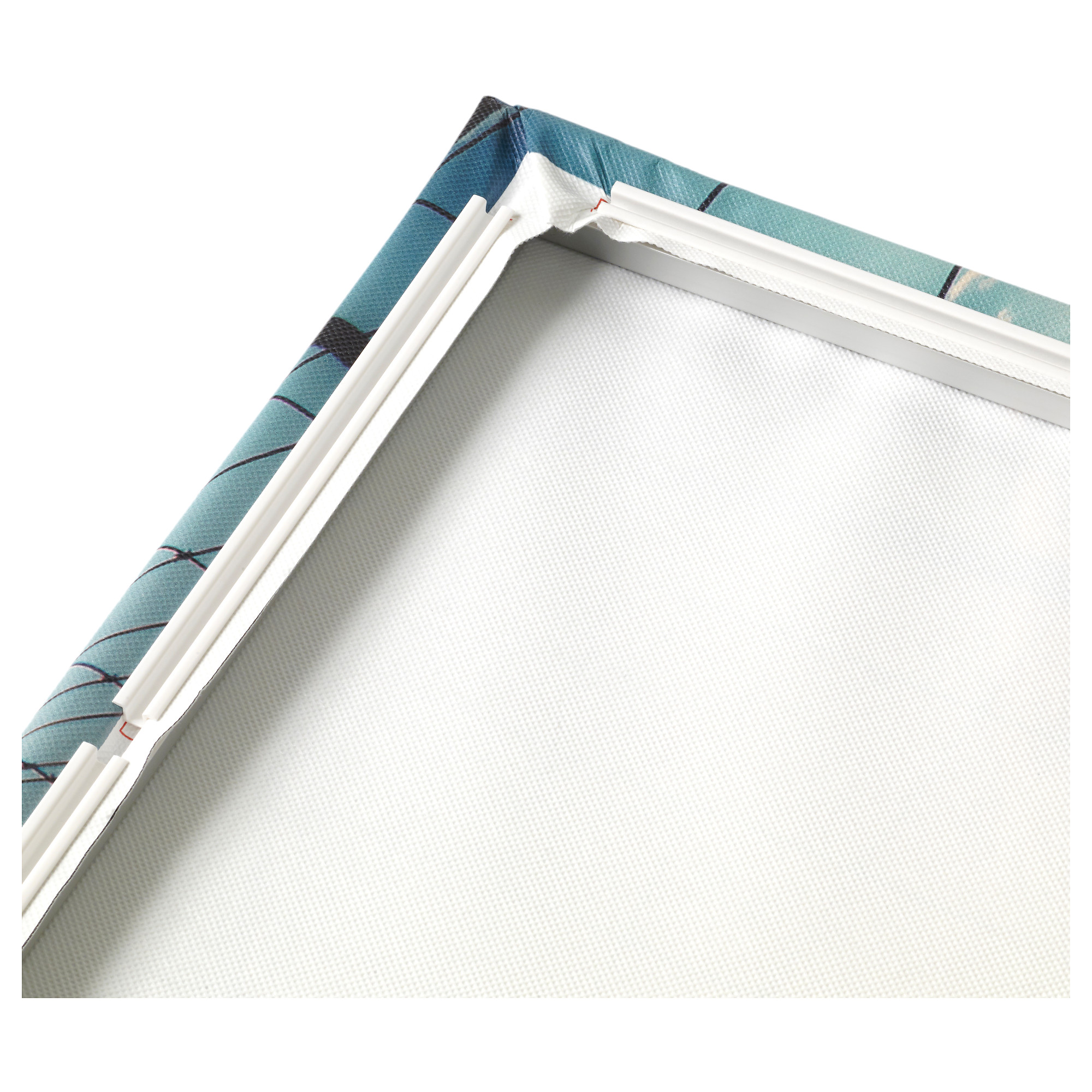 BJÖRKSTA Gerahmtes Bild - Dschungelreise/aluminiumfarben - IKEA Schweiz