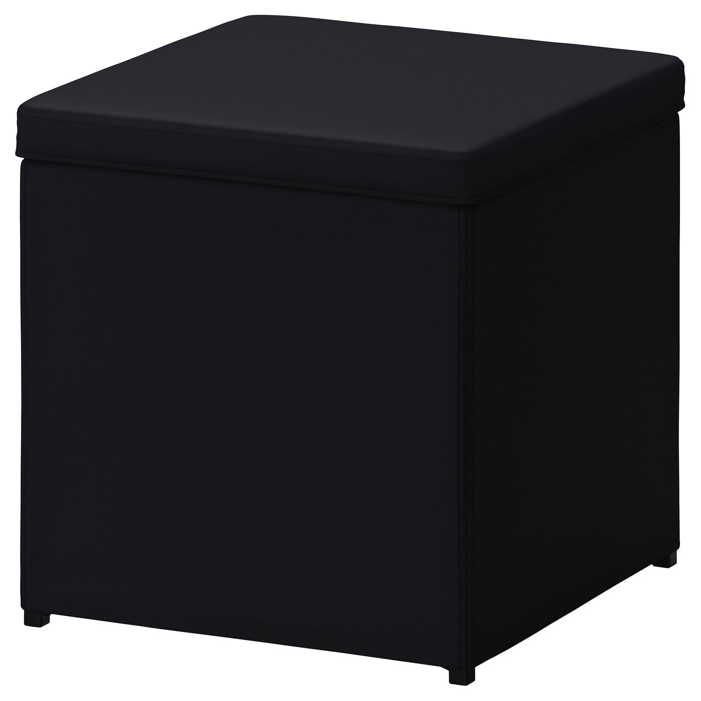 BOSNÄS Hocker mit Aufbewahrung Ransta schwarz IKEA