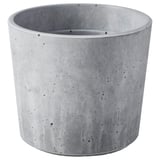 BOYSENBÄR Übertopf, drinnen/draußen hellgrau, 9 cm