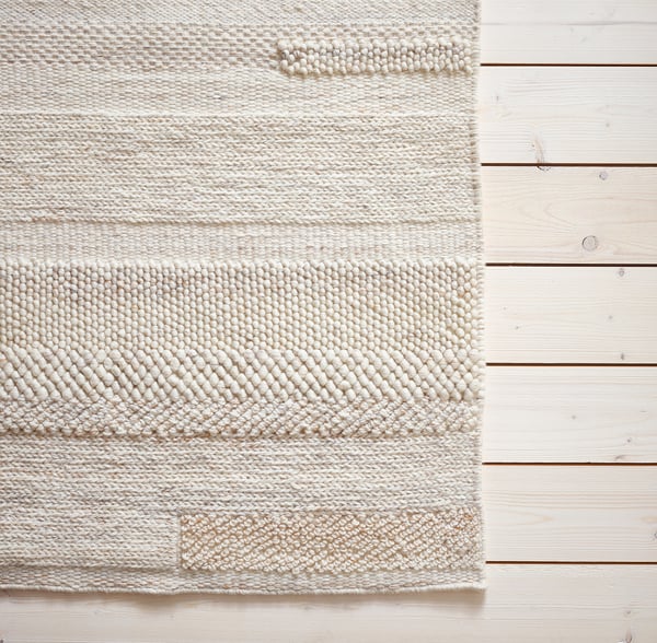 bronden teppich kurzflor handarbeit beige 170x240 cm ikea schweiz