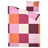 BRUNKRISSLA Bettwäsche-Set, 2-teilig, rosa, 150x200/50x60 cm