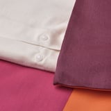 BRUNKRISSLA Bettwäsche-Set, 2-teilig, rosa, 150x200/50x60 cm