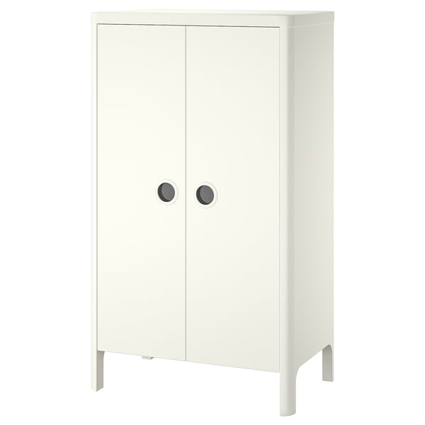BUSUNGE Kleiderschrank, weiß, 80x139 cm