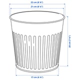 CITRONMELISS Übertopf, drinnen/draußen/anthrazit, 19 cm
