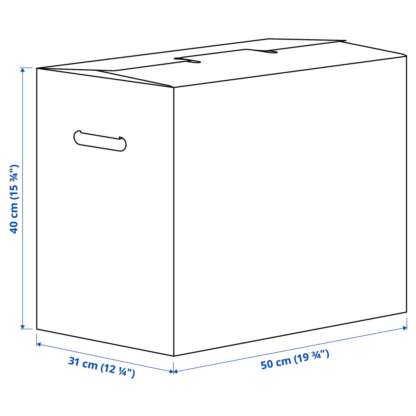 Dundergubbe Umzugskarton Braun 50x31x40 Cm Ikea Schweiz