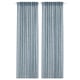 Option: DYTÅG 2 Gardinenschals, graublau/mit Gardinenband, 145x300 cm