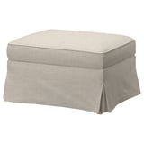 EKTORP Hocker mit Aufbewahrung, Kilanda hellbeige