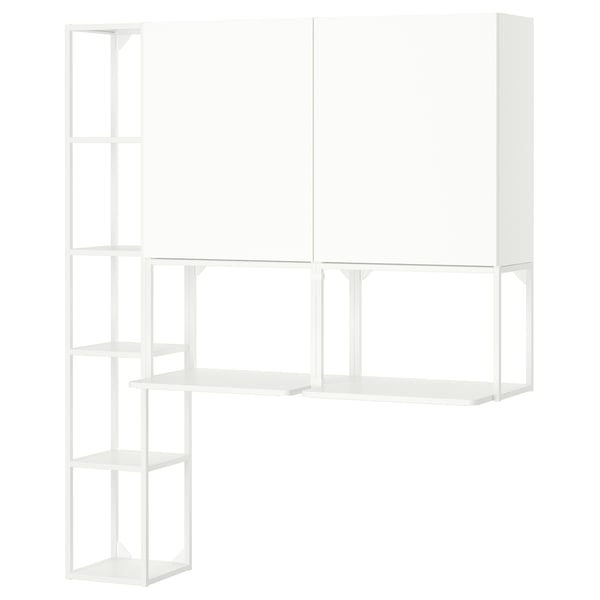 ENHET Aufbewahrungskombi, weiß, 150x45x180 cm