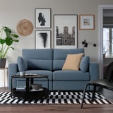 ESKILSTUNA 2er-Sofa, Gunnared blau