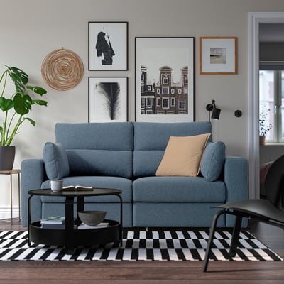ESKILSTUNA 2er-Sofa, Gunnared blau