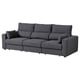 ESKILSTUNA 3er-Sofa, Hillared anthrazit
