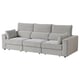 ESKILSTUNA 3er-Sofa, Tallmyra weiß/schwarz