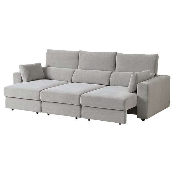 ESKILSTUNA 3er-Sofa, Tallmyra weiß/schwarz