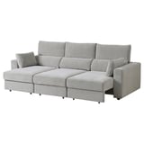 ESKILSTUNA 3er-Sofa, Tallmyra weiß/schwarz