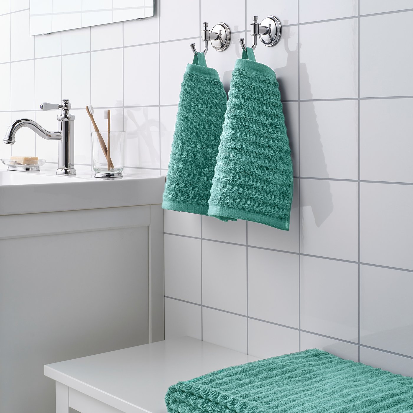 Flodalen Waschlappen Blau Grun Ikea Schweiz