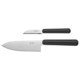 FÖRDUBBLA Messer 2er-Set, grau