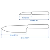 FÖRDUBBLA Messer 2er-Set, grau