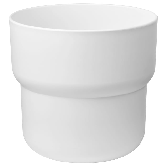 FÖRENLIG Übertopf, drinnen/draußen weiß, 24 cm IKEA Schweiz