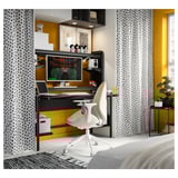 FREDDE Gamingschreibtisch, schwarz, 140/185x74x146 cm