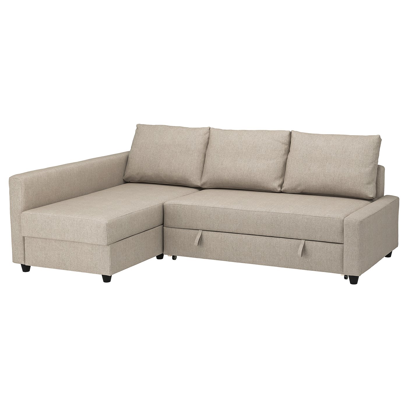 FRIHETEN Eckbettsofa mit Bettkasten Hyllie beige IKEA Schweiz