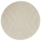 FULLMAKT Teppich flach gewebt, drinnen/drau, beige/meliert, 130 cm