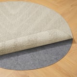 FULLMAKT Teppich flach gewebt, drinnen/drau, beige/meliert, 130 cm