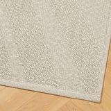 FULLMAKT Teppich flach gewebt, drinnen/drau, beige/meliert, 200x300 cm