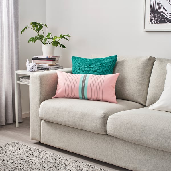 Funkon Kissen Drinnen Draussen Rosa Hellblau Ikea Schweiz