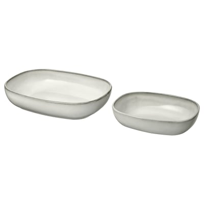 GLADELIG Ofenform 2er-Set, grau