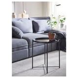 GLADOM Tabletttisch, schwarz, 45x53 cm