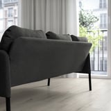 GLOSTAD 3er-Sofa, Knisa dunkelgrau