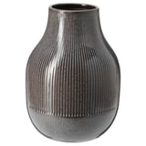 GRADVIS Vase, dunkelgrau, 21 cm