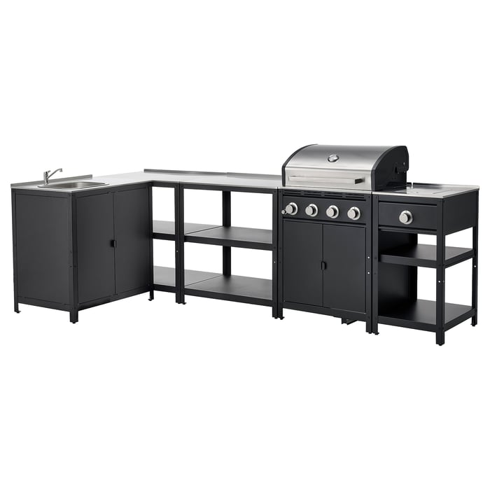 GRILLSKÄR Serie Flexible OutdoorküchenElemente IKEA Schweiz
