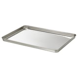 GRILLTIDER Serviertablett, Edelstahl, 40x30 cm