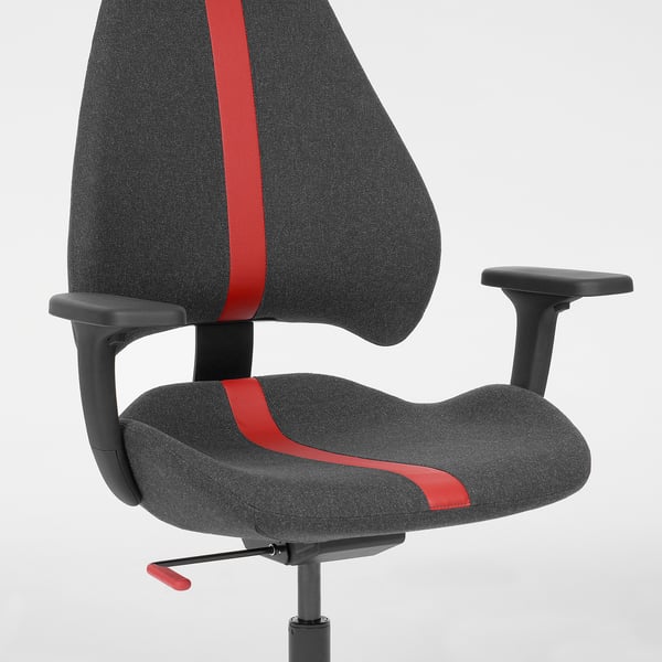 GRUPPSPEL Gamingstuhl, Gunnared schwarz/grau