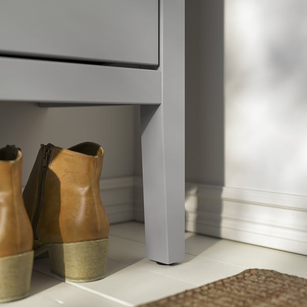 GULLABERG Schuhschrank, 2fach, grau, 88x30x122 cm