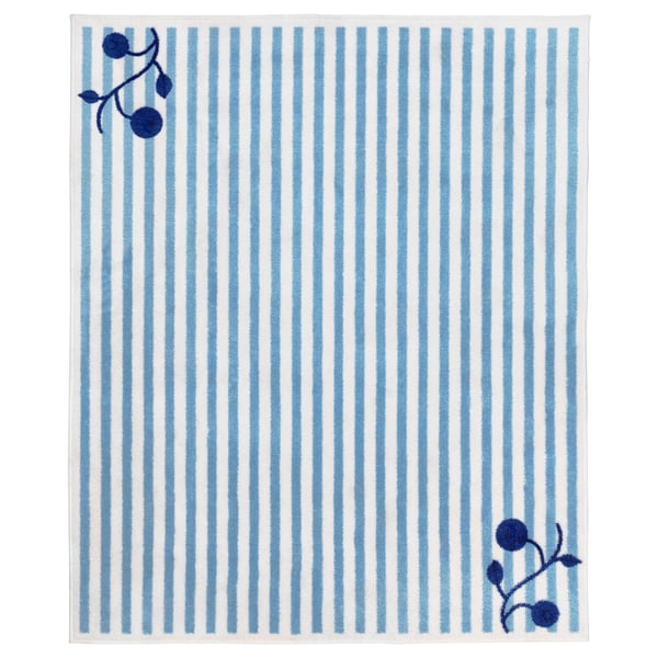 Gulsparv Teppich Gestreift Blau Weiss Ikea Schweiz